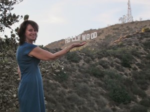 Helena with Sign